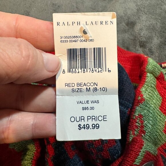 Ralph Lauren Girls  multi Skirt Aztec blanket pattern western girls size 8-10 - Picture 8 of 12